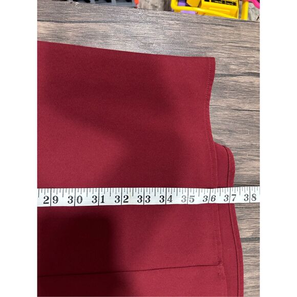 STS Sail to Sable Button Back Sleeveless Shift Dress Burgundy Size 2 - Picture 10 of 11